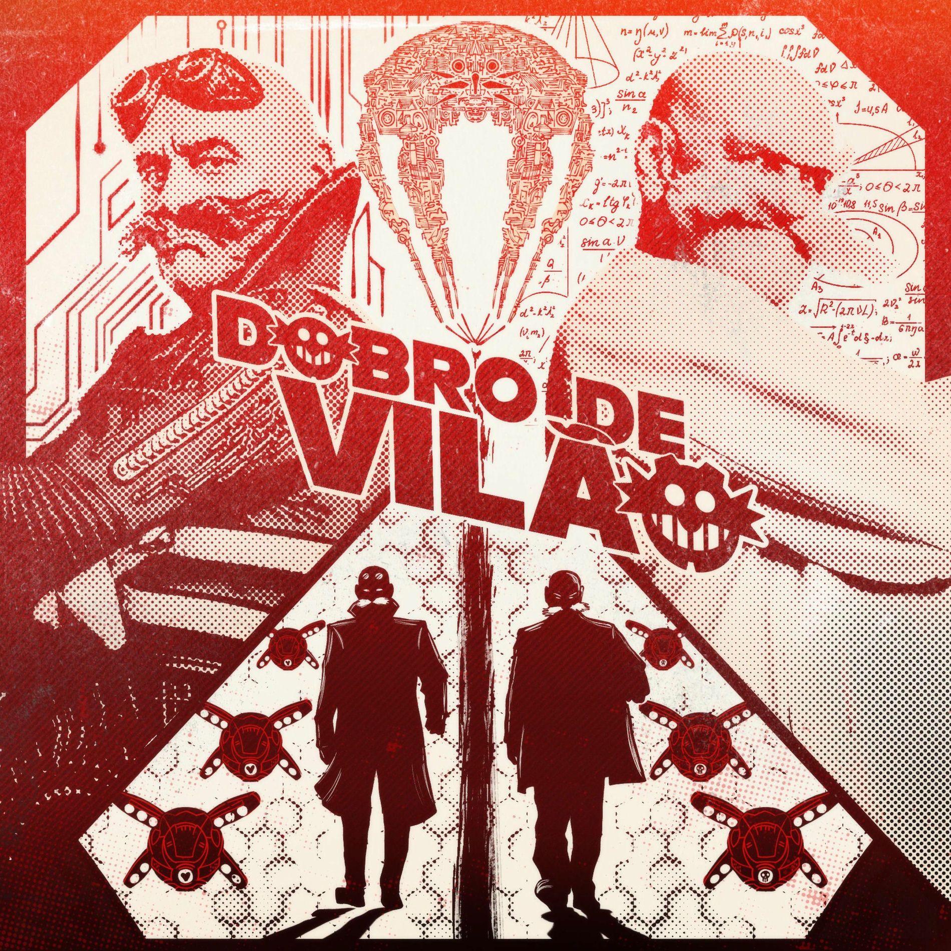Capa do álbum "Dobro de Vilão (Doutor Robotnik)", de Papyrus da Batata