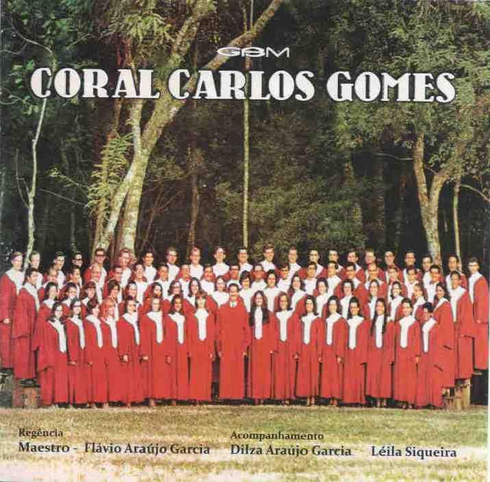 Portada de Álbum "Glória ao Deus Bondoso", de Coral Carlos Gomes