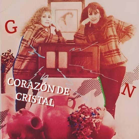 Portada de Sencillo/EP "Corazón de Cristal", de Las Hermanas Gil