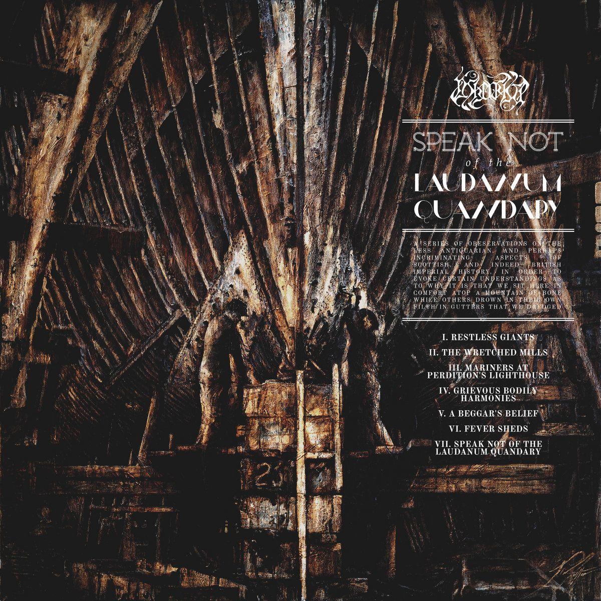 Portada de Álbum "Speak Not Of The Laudanum Quandary", de Ashenspire