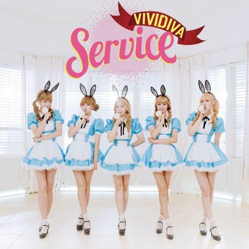 Portada de Sencillo/EP "Service", de Vividiva