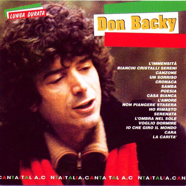 Portada de Álbum "CantaItalia", de Don Backy