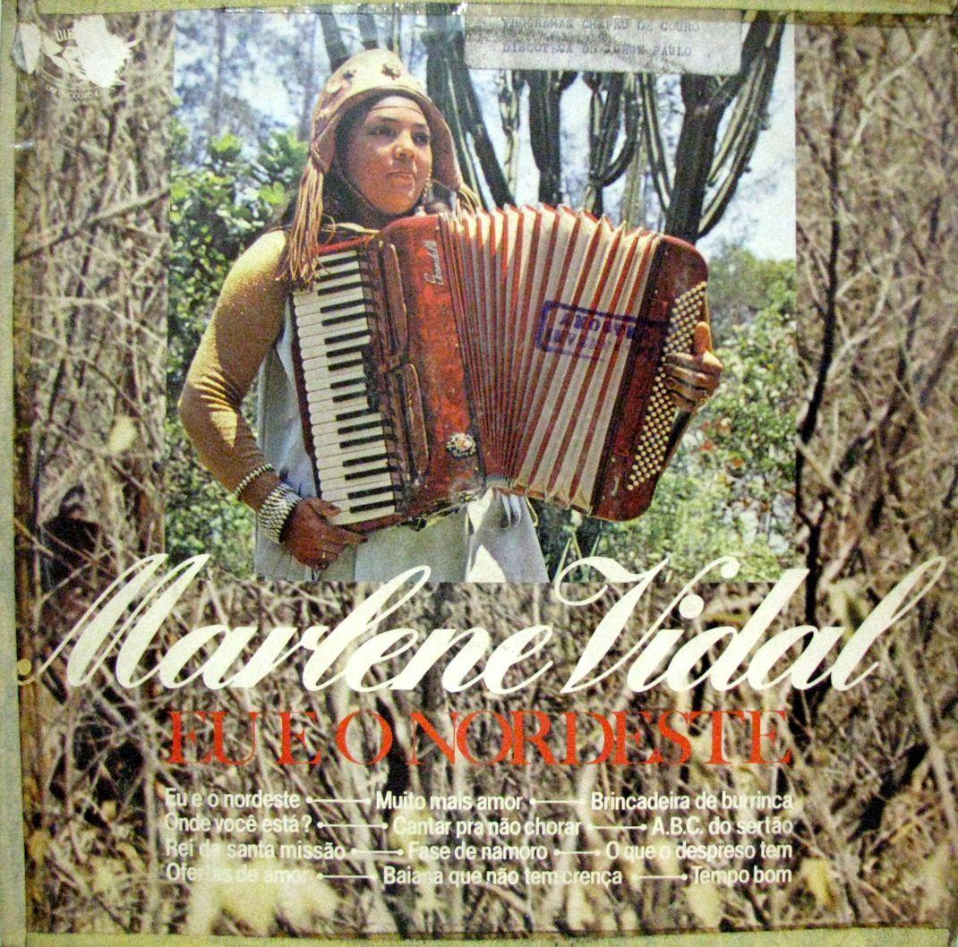 Capa do Álbum "Eu e o Nordeste", de Marlene Vidal