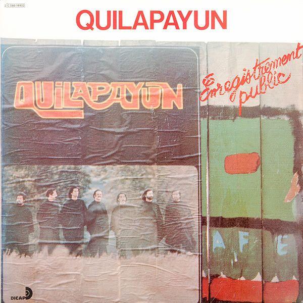 Portada de Álbum "Enregistrement Public", de Quilapayún