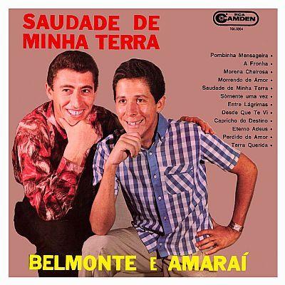 Portada de Álbum "Saudade de Minha Terra", de Belmonte e Amaraí