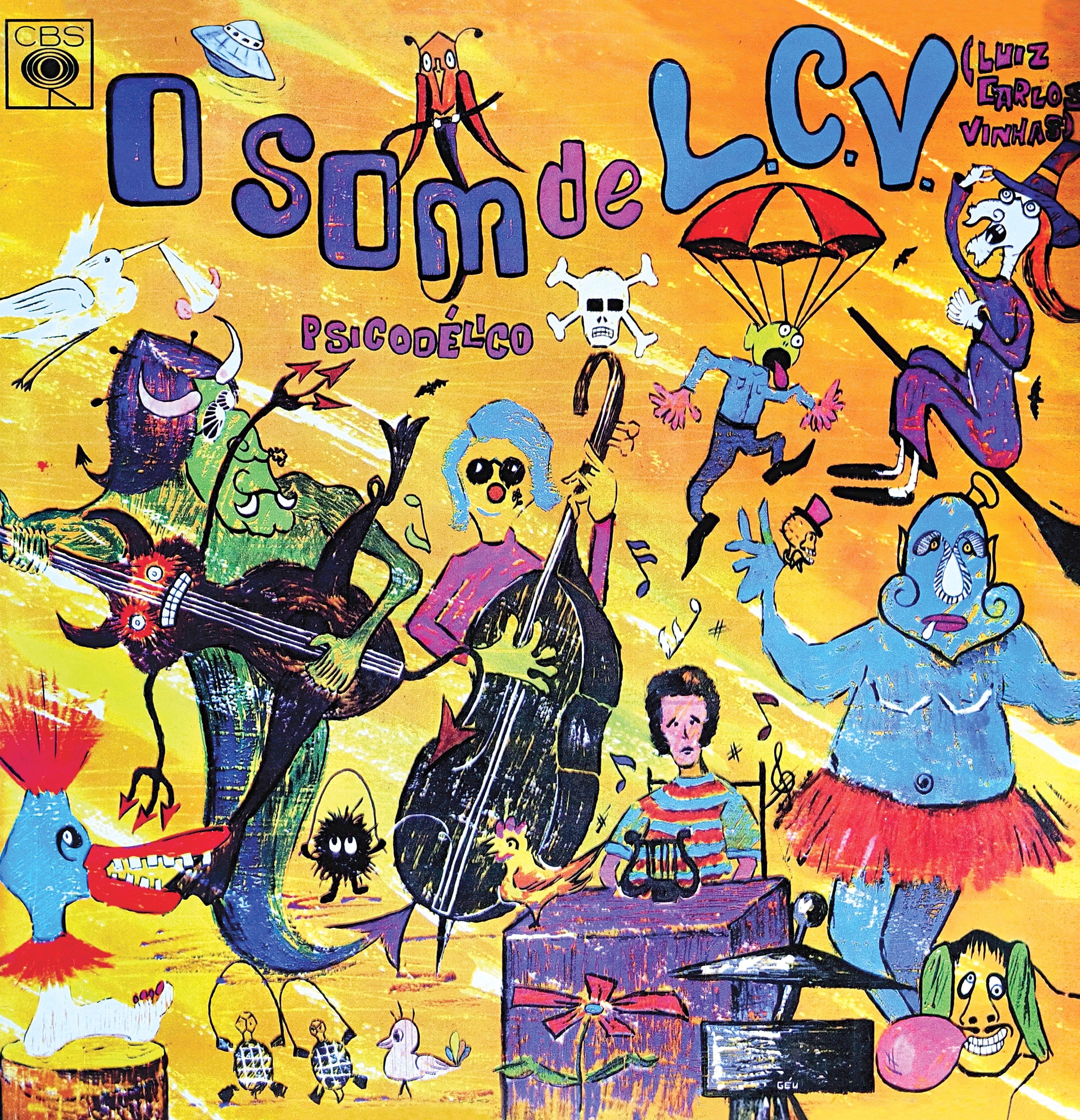 Album cover of "O Som Psicodélico de L. C. V." by Luiz Carlos Vinhas