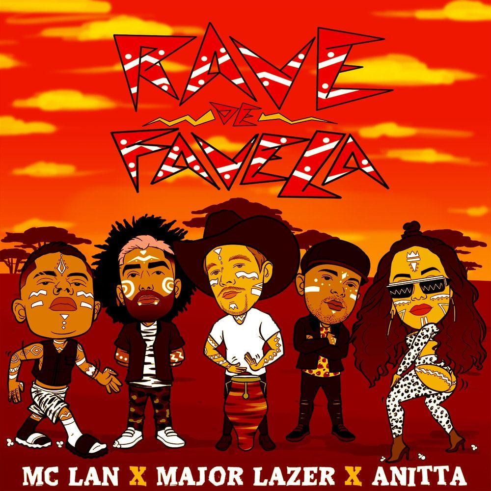 Single/EP cover of "Rave de Favela" by MC Lan