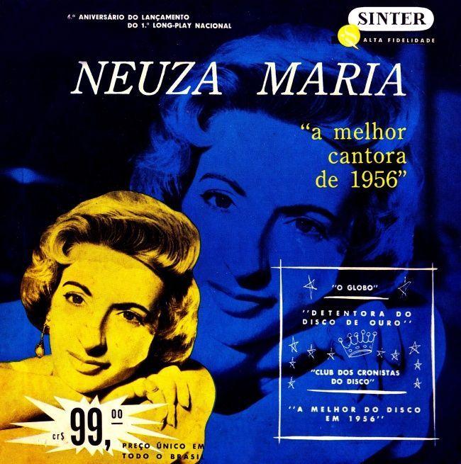 Portada de Álbum "A Melhor Cantora de 1956", de Neusa Maria