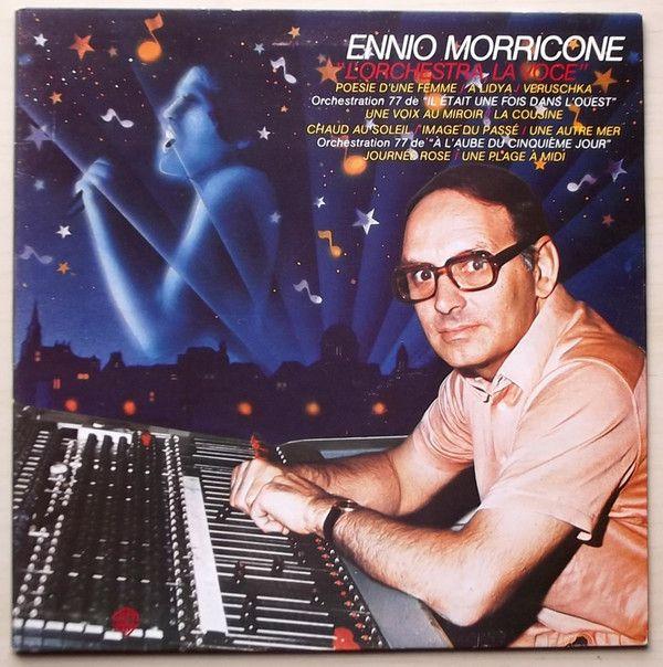 Capa do álbum "L'orchestra, La Voce", de Ennio Morricone