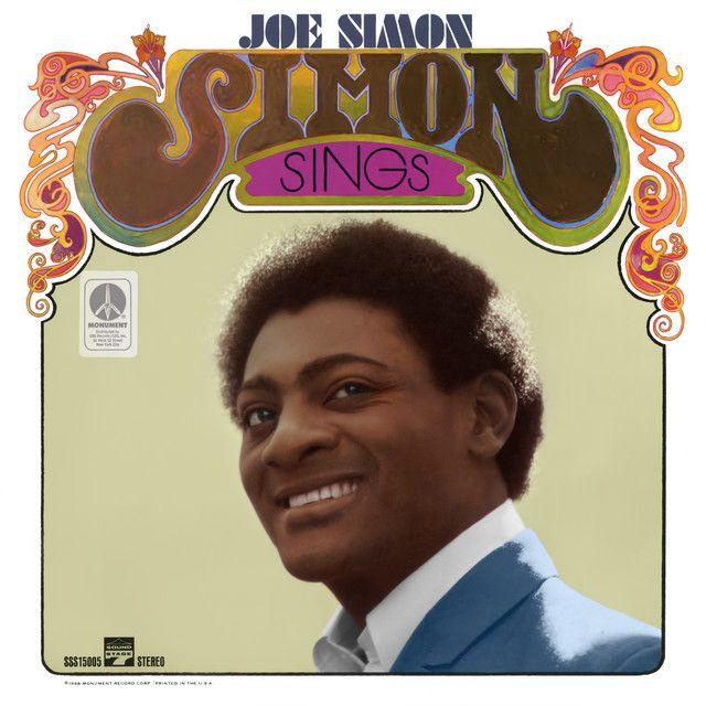 Portada del álbum "Simon Sings", de Joe Simon