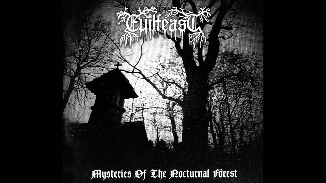 Portada de Álbum "Mysteries Of The Nocturnal Forest", de Evilfeast