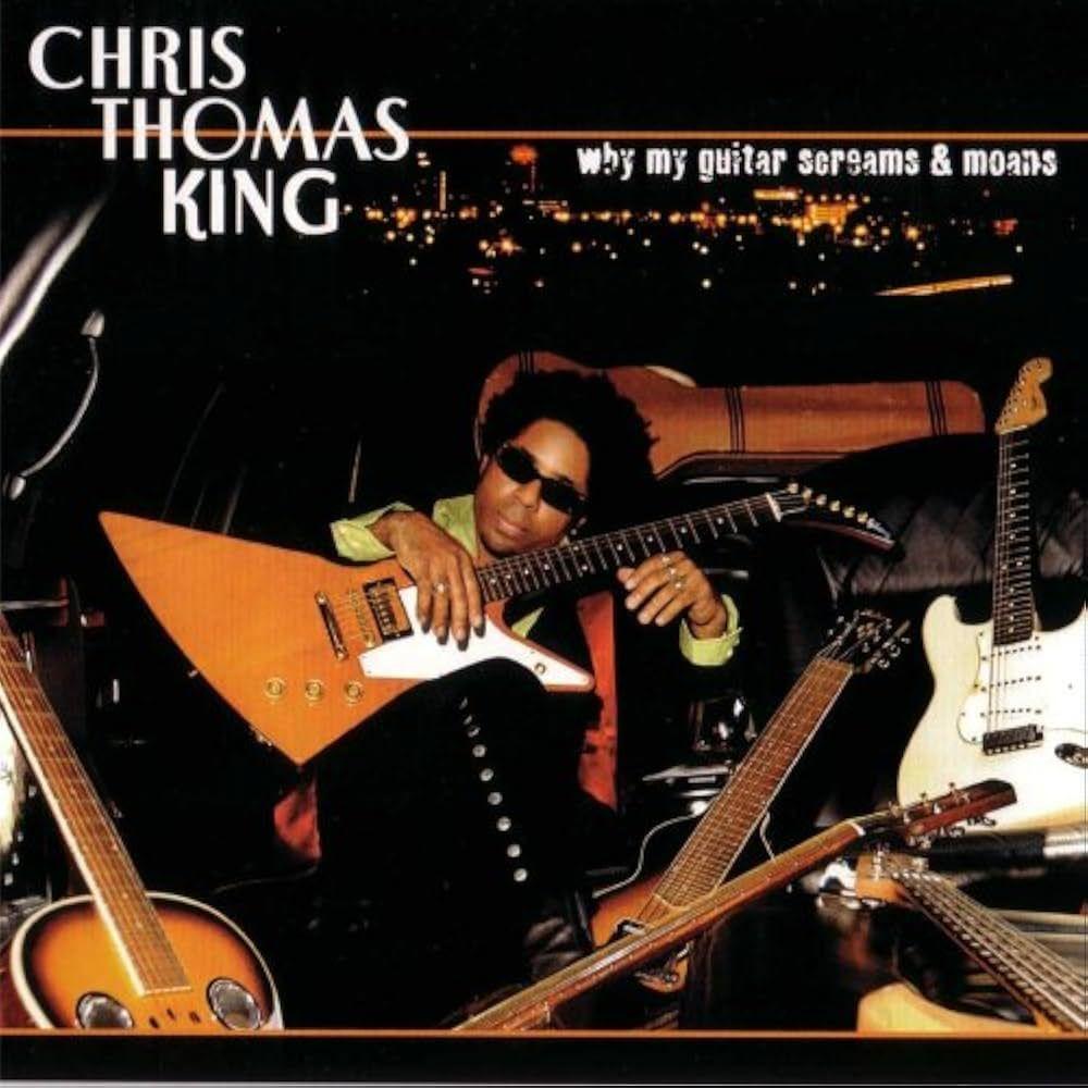 Capa do álbum "Why My Guitar Screams & Moans", de Chris Thomas King