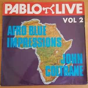 Album cover of "Afro Blue Impressions - Vol. 2" by John Coltrane