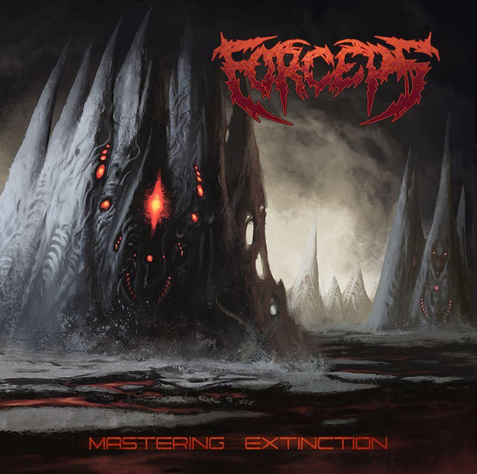 Capa do Álbum "Mastering Extinction", de Forceps