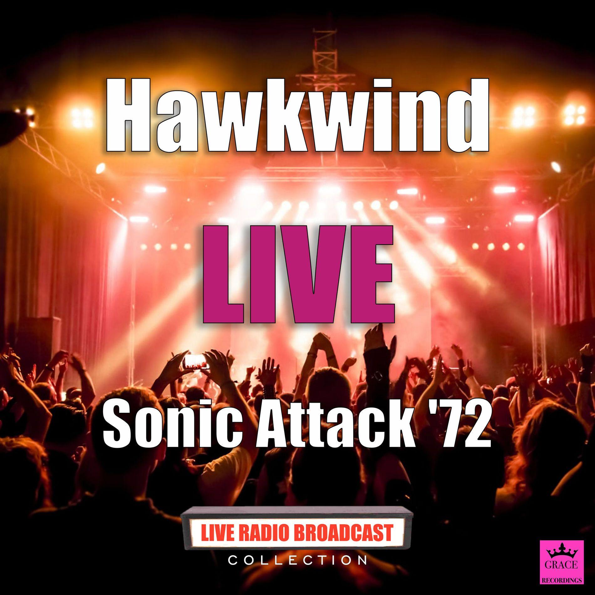 Capa do álbum "Sonic Attack '72", de Hawkwind