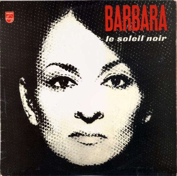 Portada del álbum "Le Soleil Noir", de Barbara