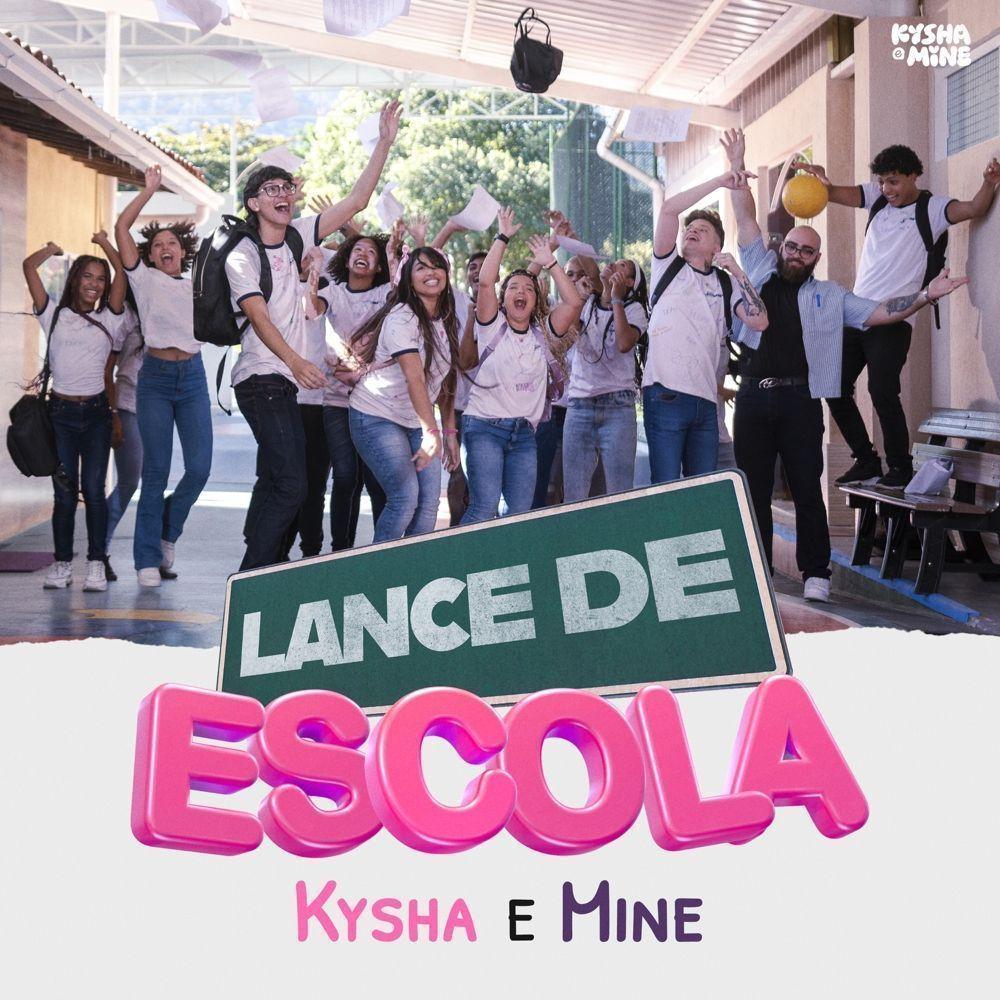 Capa do álbum "Lance de Escola (Vol. 1)", de Kysha e Mine