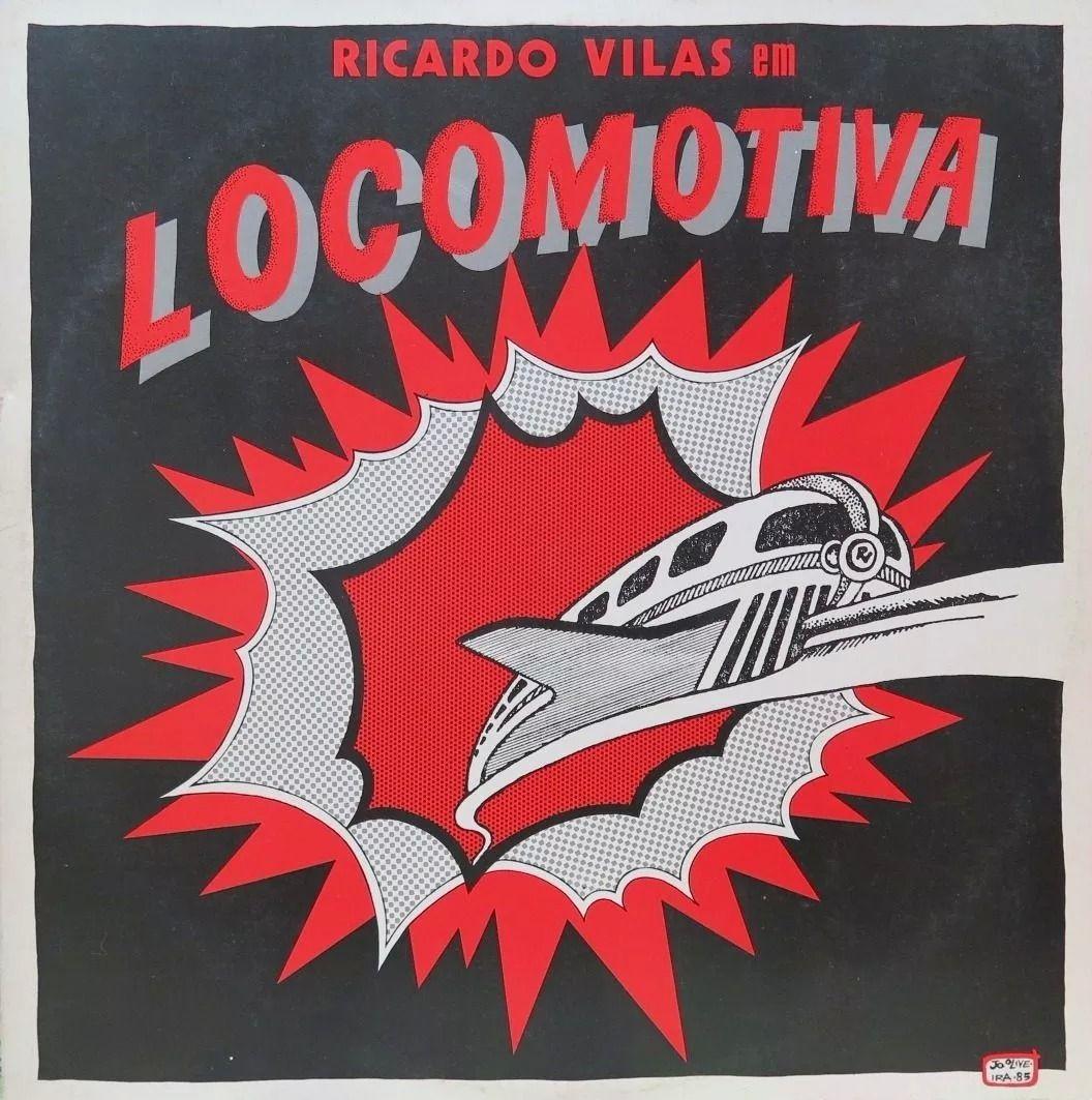 Portada de Álbum "Locomotiva ", de Ricardo Vilas