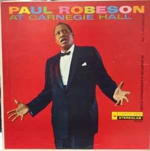 Portada de Álbum "At Carnegie Hall", de Paul Robeson