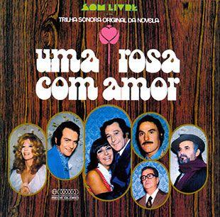 Capa do álbum "Uma Rosa com Amor", de Rede Globo