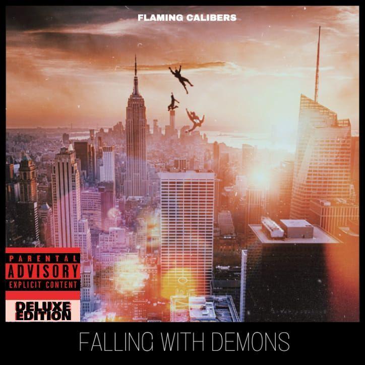 Portada de Álbum "Falling With Demons (Deluxe)", de Flaming Calibers