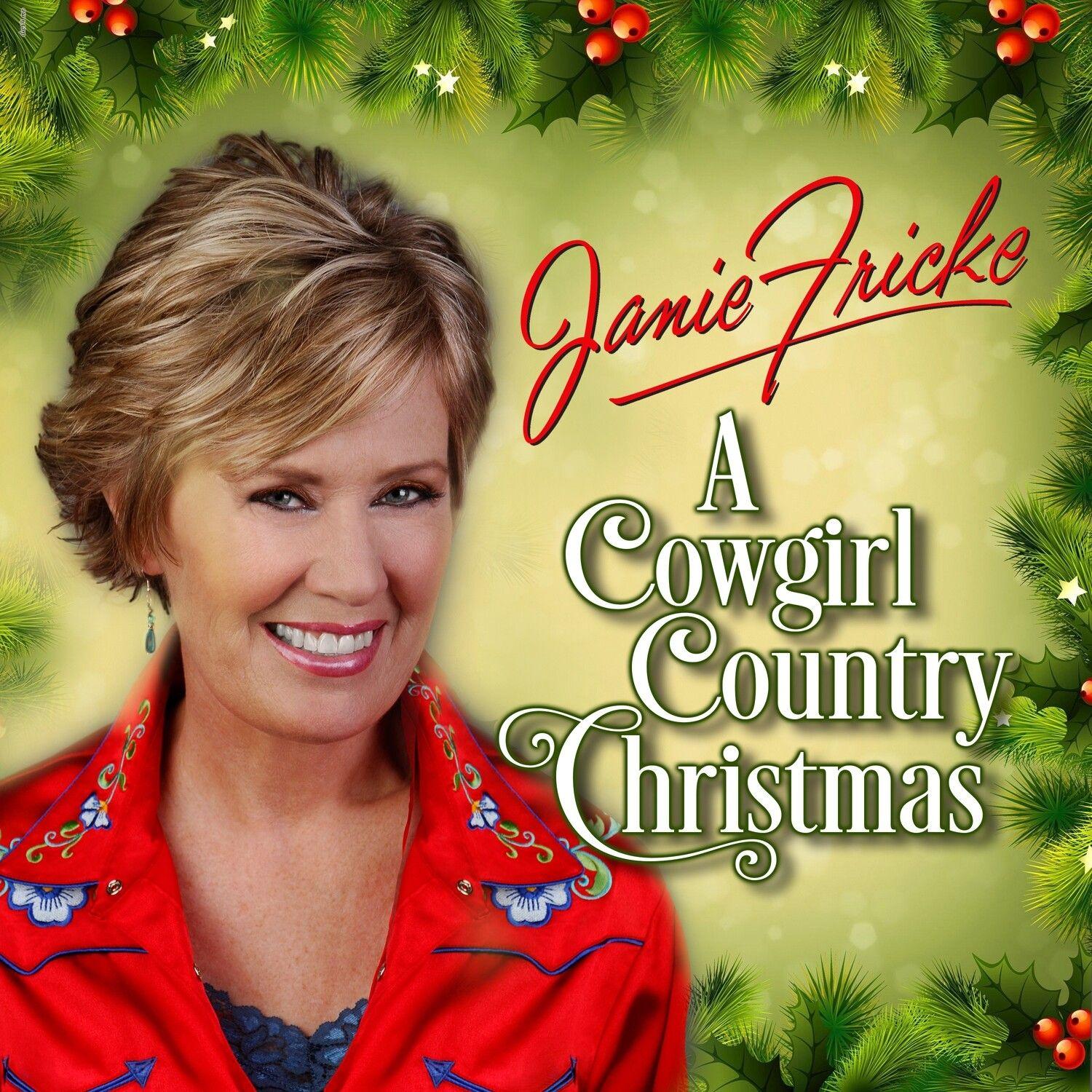 Album cover of "A Cowgirl Country Christmas" by Janie Fricke