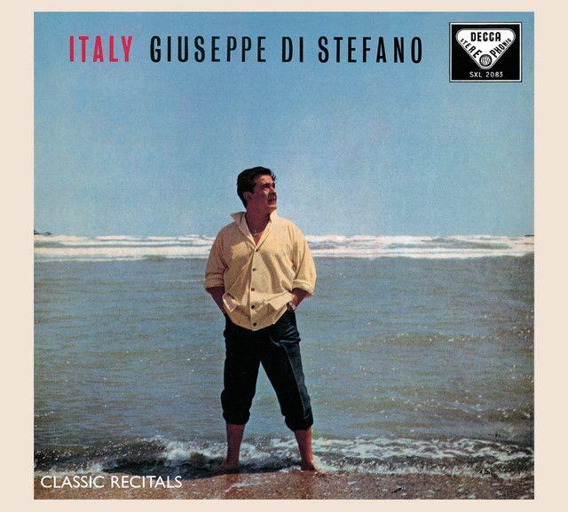 Portada de Álbum "Italy", de Giuseppe di Stefano
