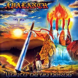 Portada de Álbum "Llanto De Un Héroe", de Avalanch
