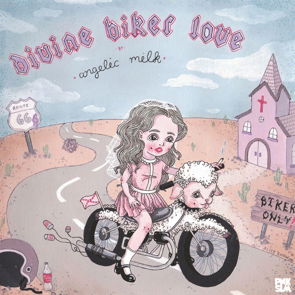 Portada de Álbum "Divine Biker Love", de Angelic Milk