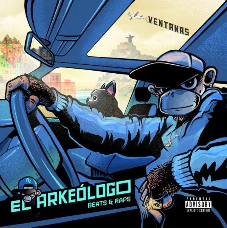 Capa do álbum "Ventanas", de El Arkeólogo