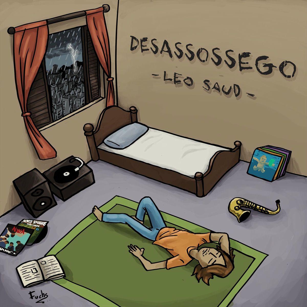 Portada de Sencillo/EP "Desassossego (part. d'Oliveira)", de Leo Saud