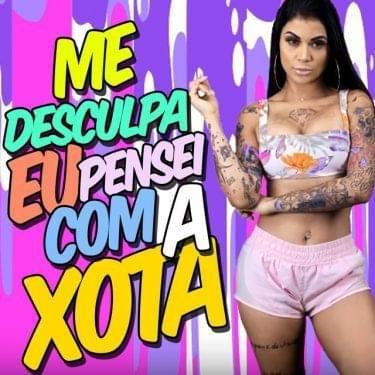 Portada de Sencillo/EP " Me Desculpa Eu Pensei Com A Xota", de MC Marcelly