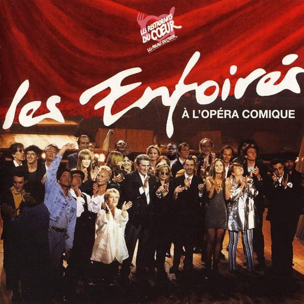 Capa do Álbum "Les Enfoirés À L'Opéra Comique", de Les Enfoirés