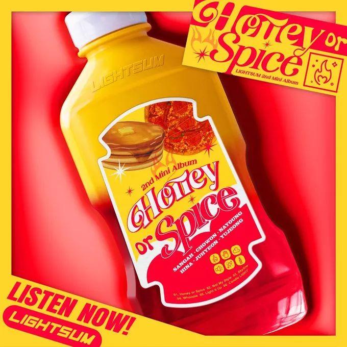 Capa do Single/EP "Honey or Spice", de LIGHTSUM