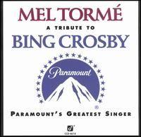 Portada de Álbum "A Tribute To Bing Crosby", de Mel Torme