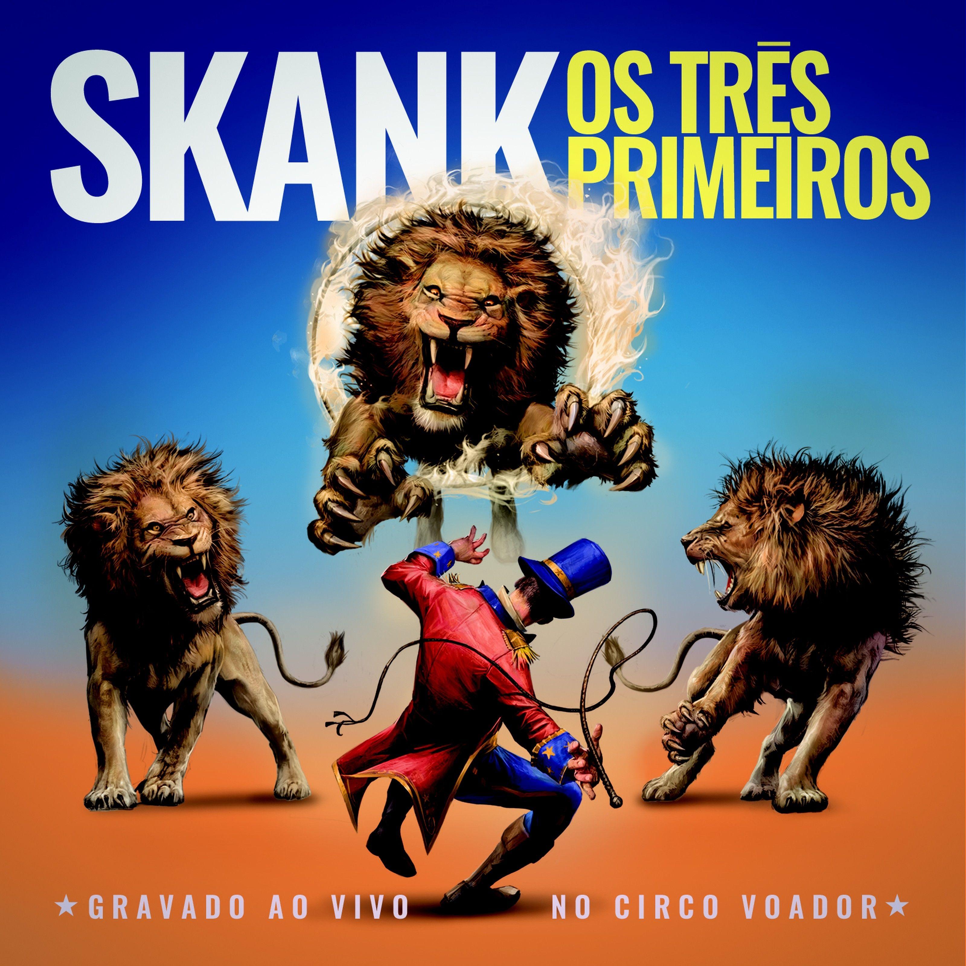 Capa do Álbum "Os Três Primeiros (Ao Vivo)", de Skank