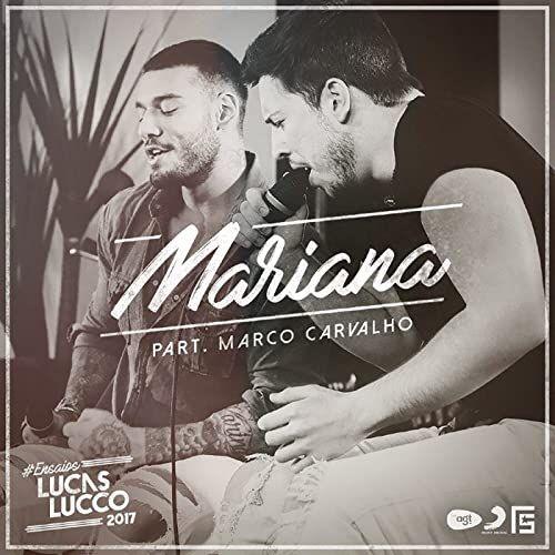 Capa do álbum "Mariana (feat. MARCO)", de Lucas Lucco
