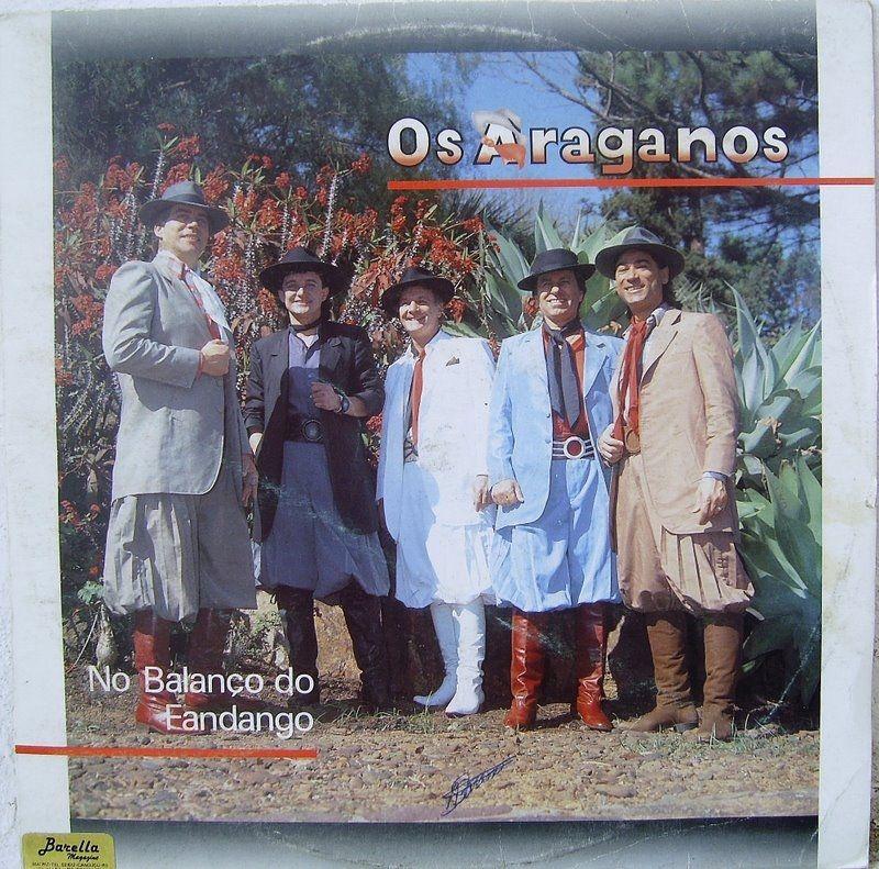 Portada de Álbum "No Balanço do Fandango", de Os Araganos