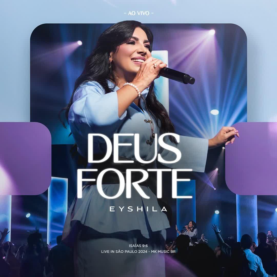 Portada del álbum "Deus Forte", de Eyshila
