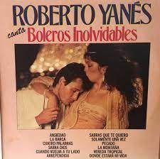 Capa do Álbum "Canta Boleros Inolvidables", de Roberto Yanes