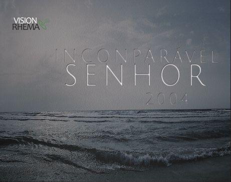 Portada de Álbum "Incomparável Senhor", de Pr. Sóstenes Mendes