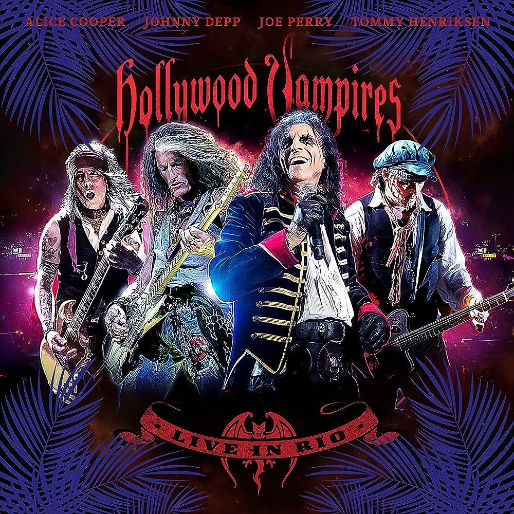Portada de Álbum "Live In Rio", de Hollywood Vampires