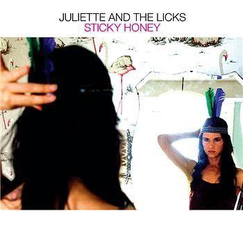 Portada de Sencillo/EP "Sticky Honey", de Juliette and The Licks