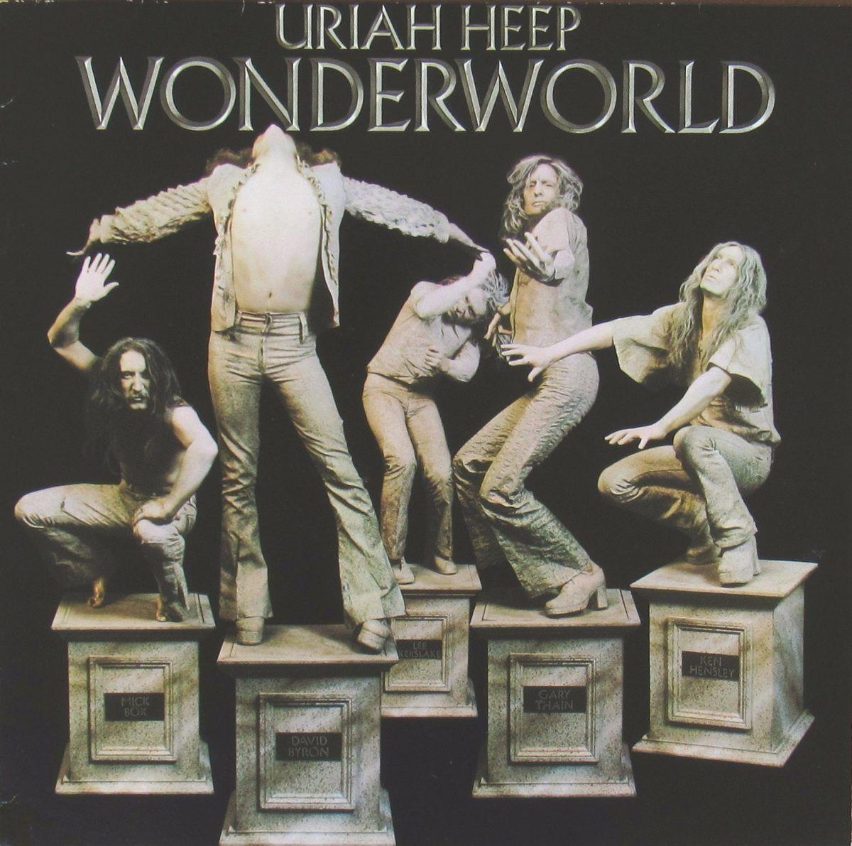 Portada de Álbum "Wonderworld", de Uriah Heep