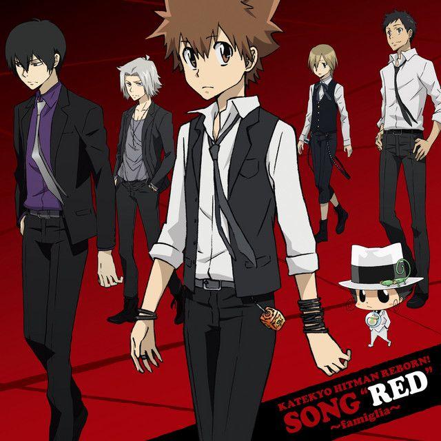 Portada de Álbum "RED - Famiglia", de Katekyo Hitman Reborn