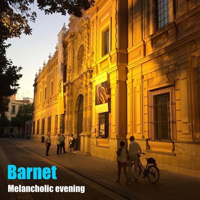 Portada del álbum "Melancholic Evening", de Barnet