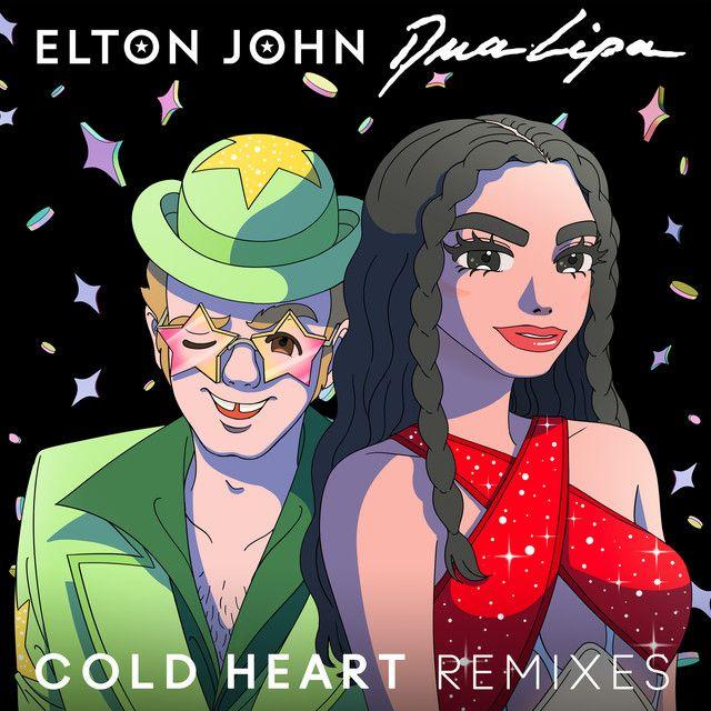 Capa do álbum "Cold Heart (Claptone Remix)", de Dua Lipa