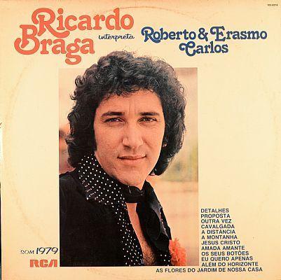 Portada de Álbum "Interpreta Roberto e Erasmo Carlos", de Ricardo Braga