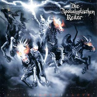 Portada de Álbum "All You Need Is Love", de Die Apokalyptischen Reiter