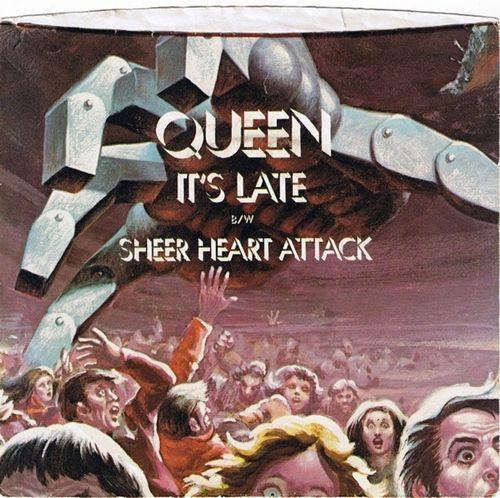 Portada del álbum "It's Late", de Queen